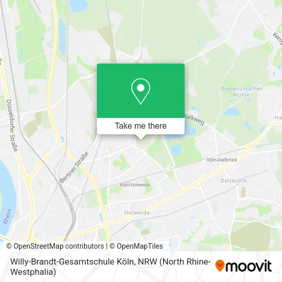 Карта Willy-Brandt-Gesamtschule Köln