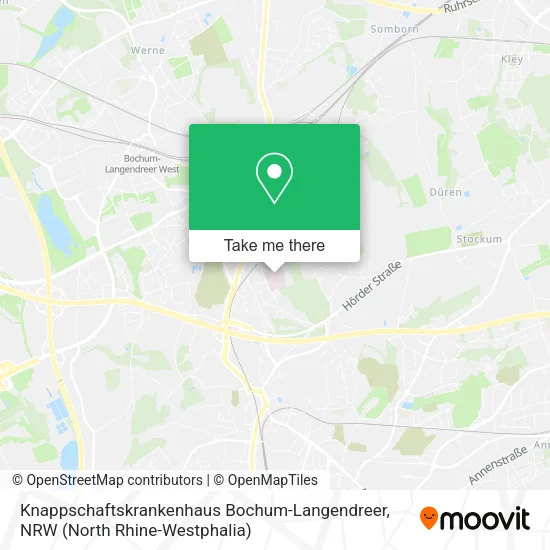 Карта Knappschaftskrankenhaus Bochum-Langendreer
