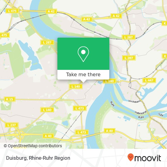 Duisburg map