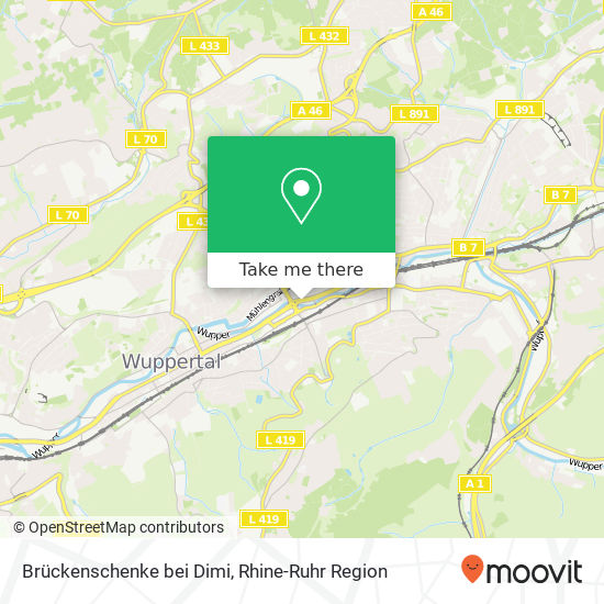 Карта Brückenschenke bei Dimi