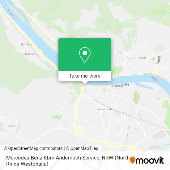 Mercedes-Benz Kbm Andernach Service map