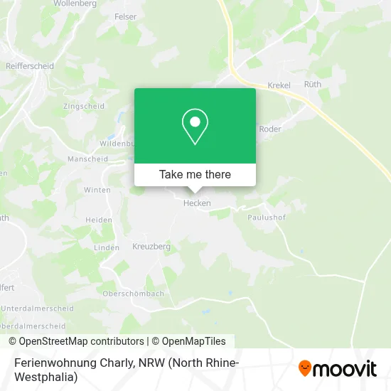 Ferienwohnung Charly map