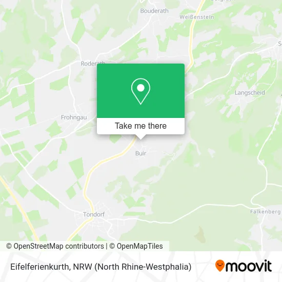 Eifelferienkurth map