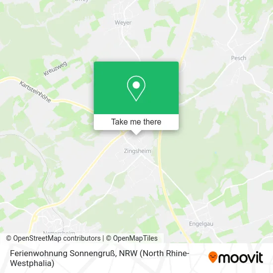 Карта Ferienwohnung Sonnengruß