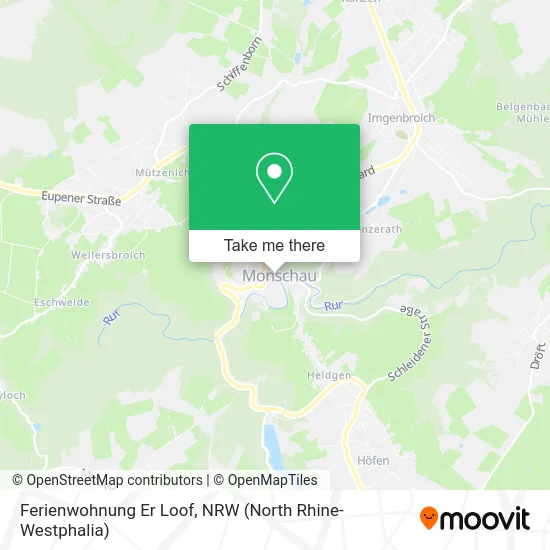 Карта Ferienwohnung Er Loof