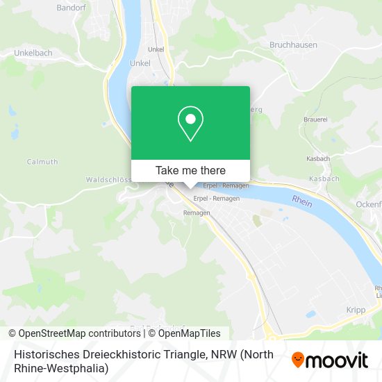 Карта Historisches Dreieckhistoric Triangle