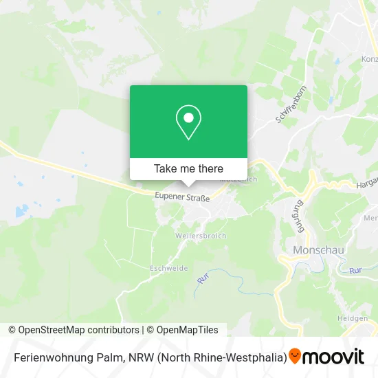 Ferienwohnung Palm map