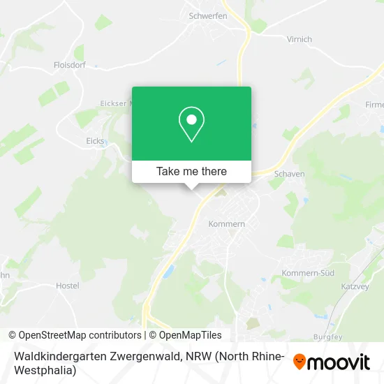 Карта Waldkindergarten Zwergenwald