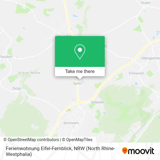 Ferienwohnung Eifel-Fernblick map