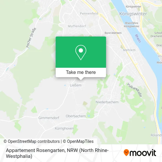 Карта Appartement Rosengarten