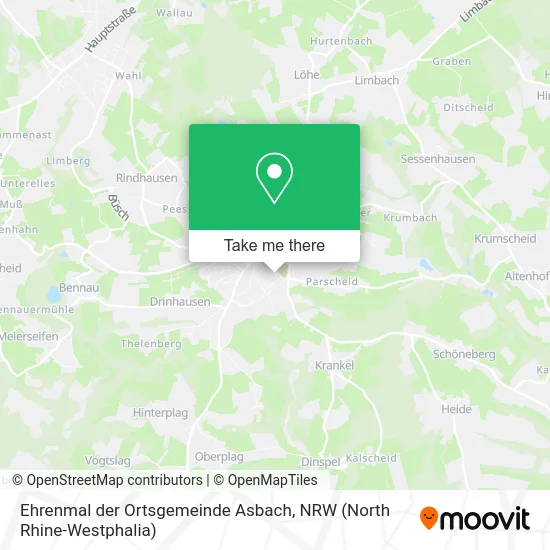 Ehrenmal der Ortsgemeinde Asbach map