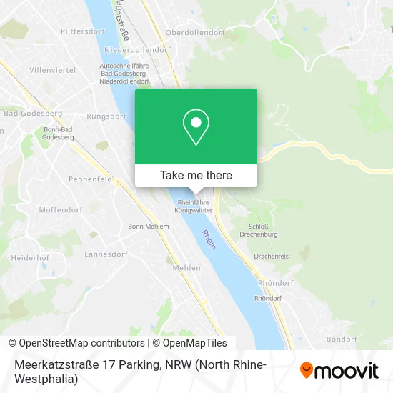 Карта Meerkatzstraße 17 Parking