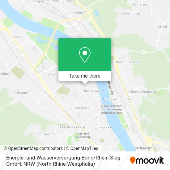 Energie- und Wasserversorgung Bonn / Rhein-Sieg GmbH map