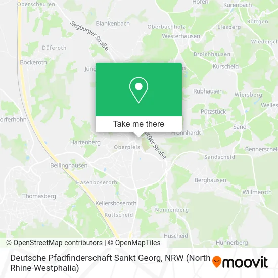 Карта Deutsche Pfadfinderschaft Sankt Georg