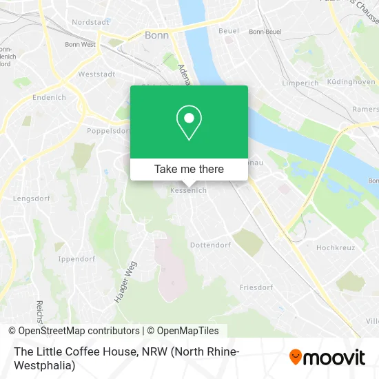 The Little Coffee House map
