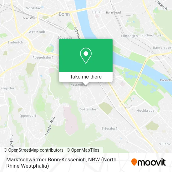 Карта Marktschwärmer Bonn-Kessenich