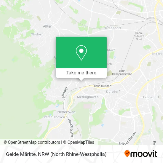 Карта Geide Märkte