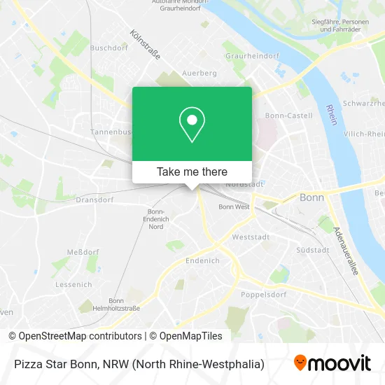 Карта Pizza Star Bonn