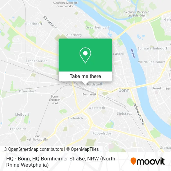Карта HQ - Bonn, HQ Bornheimer Straße