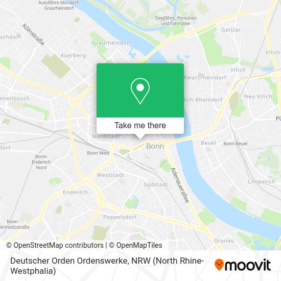 Карта Deutscher Orden Ordenswerke