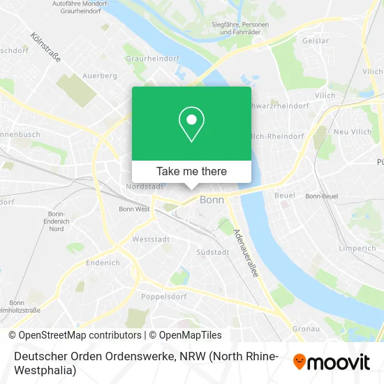 Карта Deutscher Orden Ordenswerke