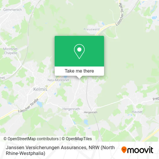 Карта Janssen Versicherungen Assurances