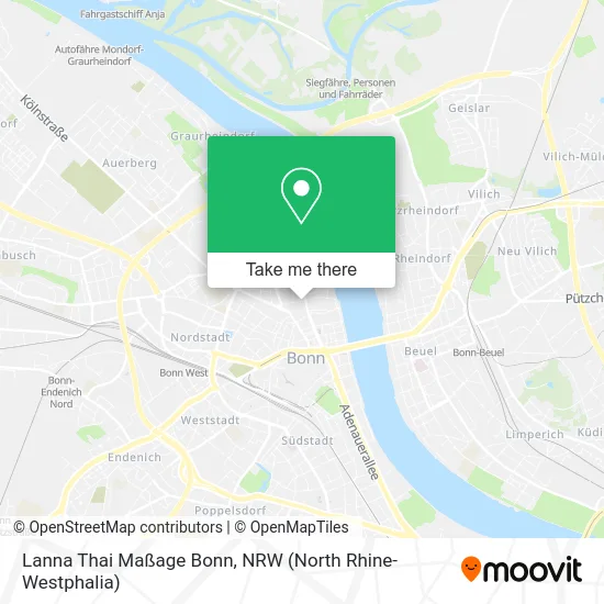 Карта Lanna Thai Maßage Bonn