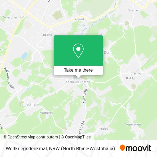 Карта Weltkriegsdenkmal