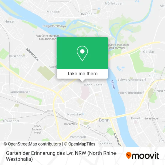 Карта Garten der Erinnerung des Lvr