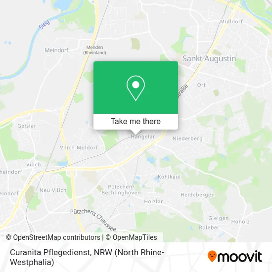 Curanita Pflegedienst map