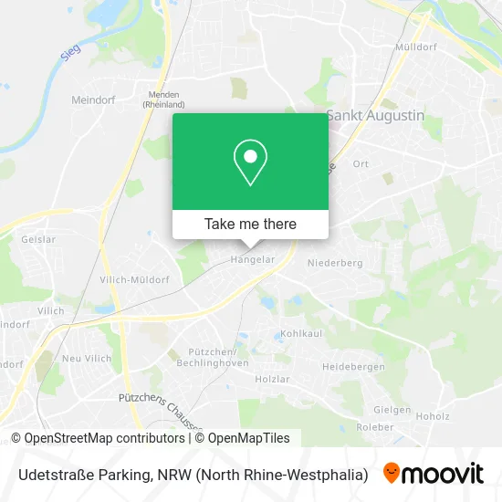 Карта Udetstraße Parking