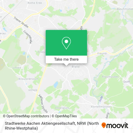 Stadtwerke Aachen Aktiengesellschaft map