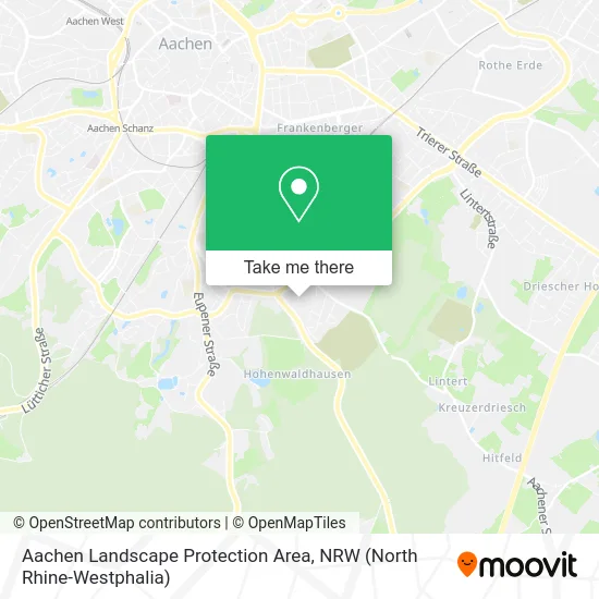 Карта Aachen Landscape Protection Area