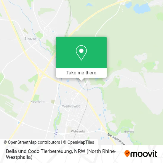 Карта Bella und Coco Tierbetreuung