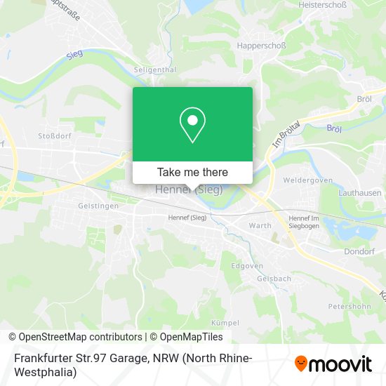 Карта Frankfurter Str.97 Garage