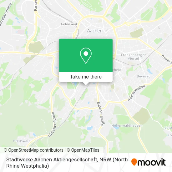 Stadtwerke Aachen Aktiengesellschaft map