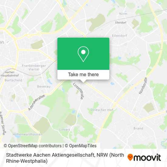 Stadtwerke Aachen Aktiengesellschaft map