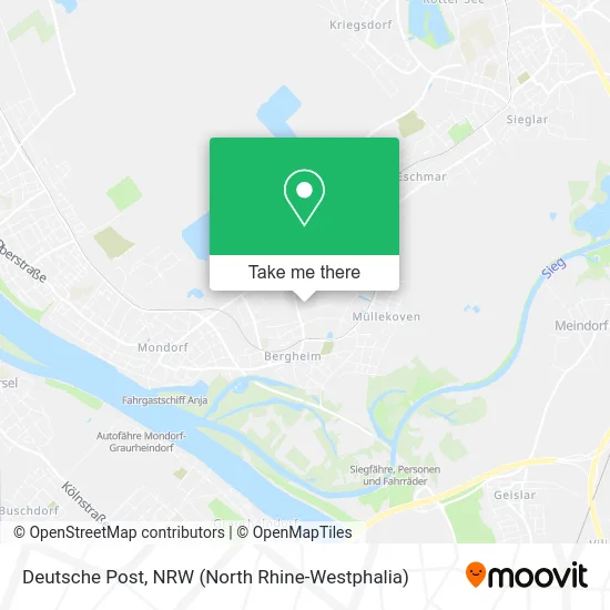 Карта Deutsche Post