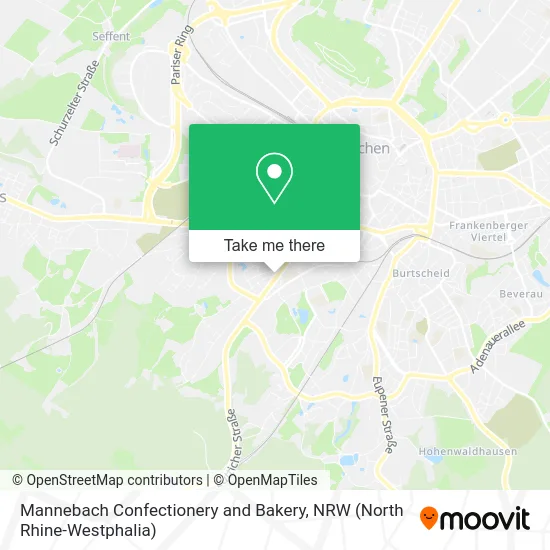 Карта Mannebach Confectionery and Bakery