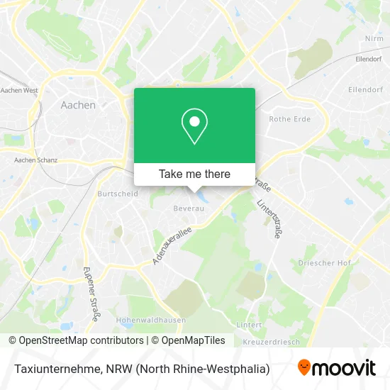 Карта Taxiunternehme