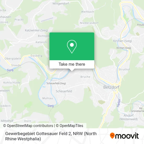 Gewerbegebiet Gottesauer Feld 2 map