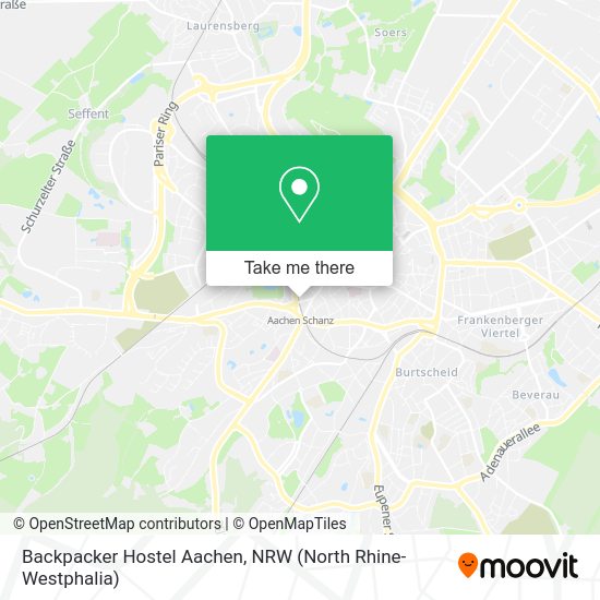 Карта Backpacker Hostel Aachen