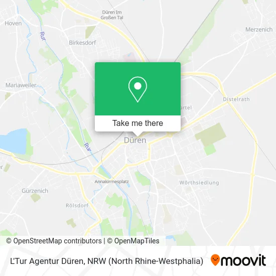 Карта L'Tur Agentur Düren