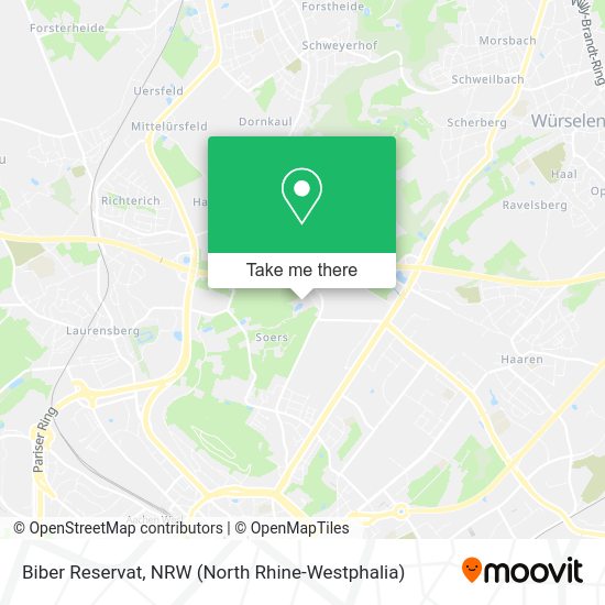 Карта Biber Reservat