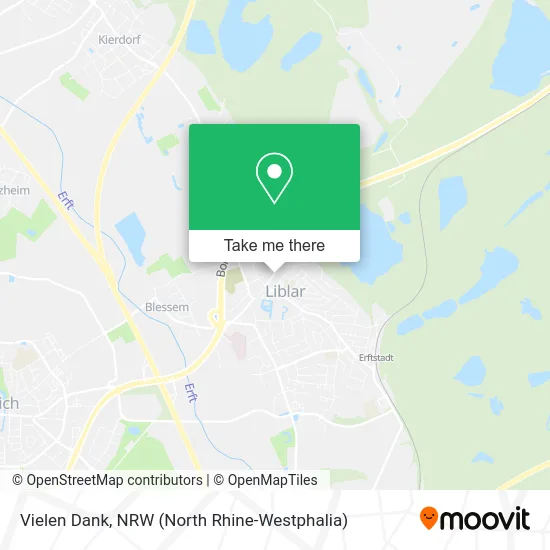 Карта Vielen Dank