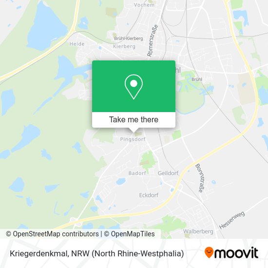 Карта Kriegerdenkmal