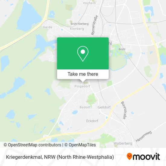 Карта Kriegerdenkmal