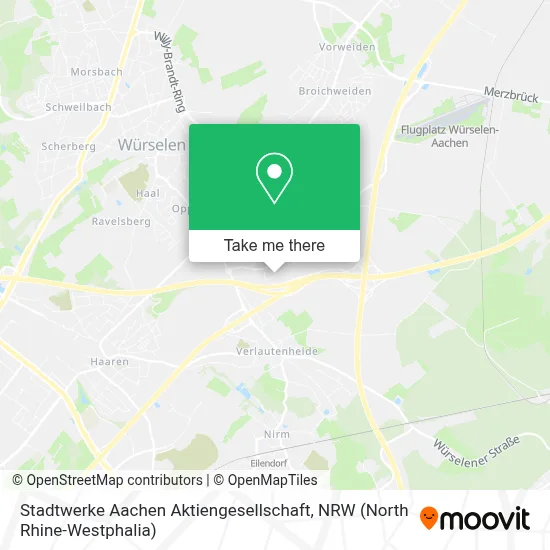 Stadtwerke Aachen Aktiengesellschaft map