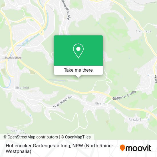 Карта Hohenecker Gartengestaltung