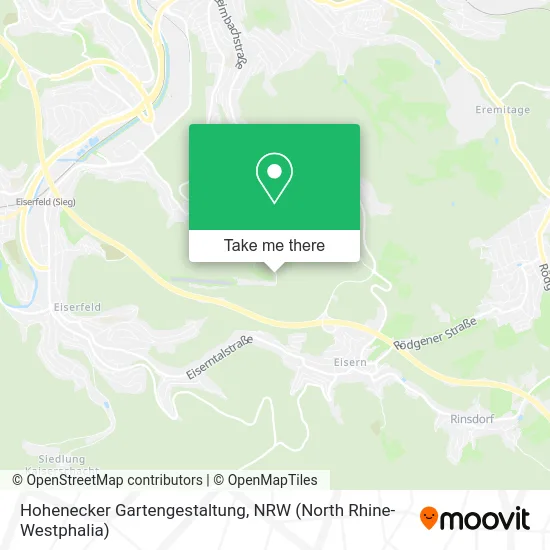 Карта Hohenecker Gartengestaltung